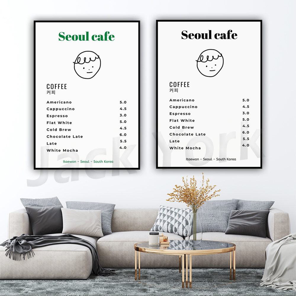 Seoul Cafe Stampa Wall Art Sta - South Korea Lifestyle recensione e prezzo