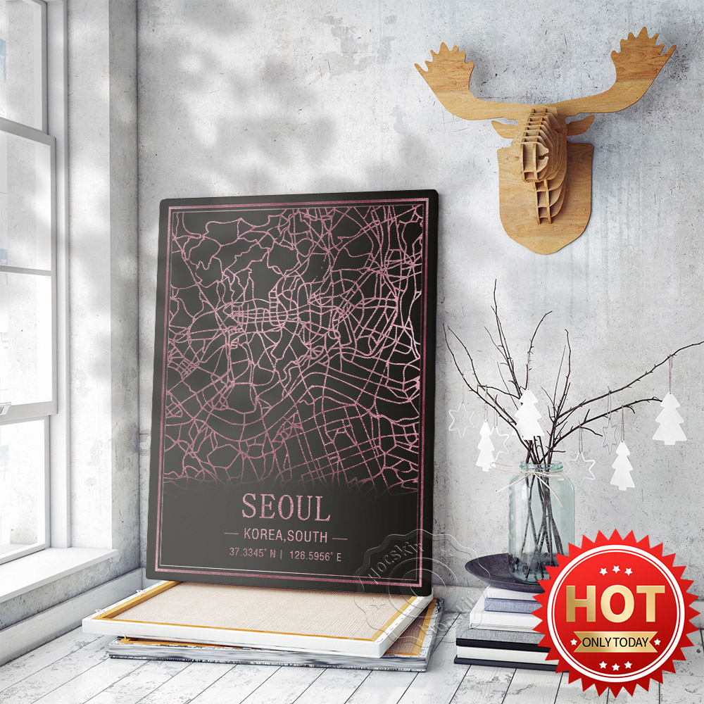 Seoul corea sud Map Art Poster - South Korea Lifestyle recensione e prezzo